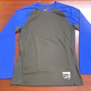 Mens Nike Pro Combat Baseball Long Sleeve Shirt